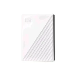 Western digital my passport hdd esterno 6tb 2.5 portatile crittografato micro-usb b 3.2 gen 1 (3.1 gen 1) bianco