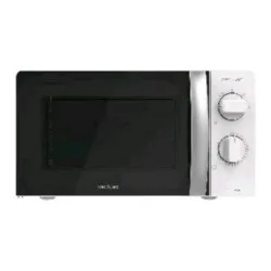Cecotec proclean 2010 forno a microonde 20 lt 700w 6 livelli di potenza con timer bianco