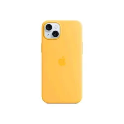 Apple iphone 15 plus silicone case custodia in silicone magsafe sunshine
