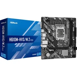 Asrock h610m-hvs/m.2 r2.0 intel h610 lga 1700 micro atx