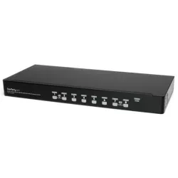 Startech.com kit switch kvm usb montabile a rack 1u 8 porte con funzione osd e cavi