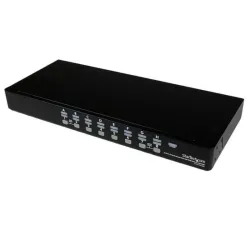 Startech.com switch kvm usb 16 porte, montabile a rack 1u, con osd