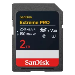 Sandisk extreme pro 2 tb sdxc uhs-i classe 10