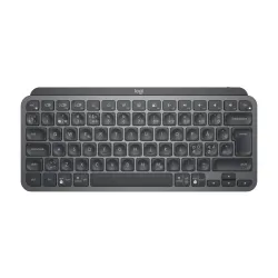 Logitech mx keys mini for business tastiera ufficio rf senza fili + bluetooth qwerty nordic grafite