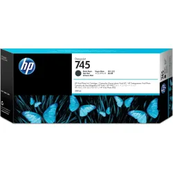 Hp cartuccia inchiostro nero opaco designjet 745, 300 ml