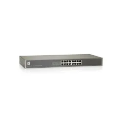 Levelone fsw-1650 switch di rete non gestito fast ethernet (10/100) grigio