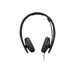 Lenovo cuffie voip stereo con microfono cablate usb-c con adattatore ad usb-a certificate zoom nero
