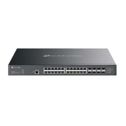 Tp-link omada sx3832mpp switch di rete gestito l2+ 10g ethernet (100/1000/10000) supporto power over ethernet (poe) din rail