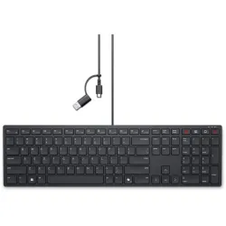 Dell kb525c tastiera ufficio usb qwertz tedesco nero