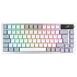 Asus rog azoth white tastiera gaming usb + rf wireless + bluetooth qwertz tedesco bianco