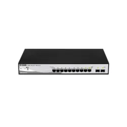 D-link dgs-1210-10 gestito l2 gigabit ethernet (10/100/1000) 1u nero, grigio