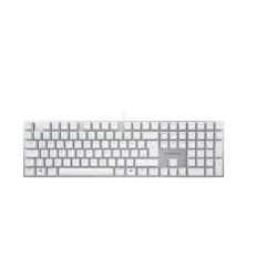 Cherry kc 200 mx tastiera usb qwertz tedesco argento, bianco