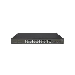Levelone ges-2128 switch di rete gestito l2 gigabit ethernet (10/100/1000) nero