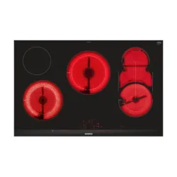 Siemens et875lmp1d piano cottura nero da incasso ceramica 5 fornello(i)