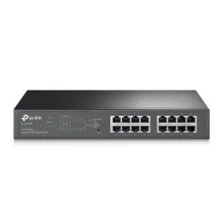 Tp-link easy smart tl-sg1016pe switch intelligente 8 x 10-100-1000 (poe+) + 8 x 10-100-1000 desktop, montabile su rack poe+ (110 w)