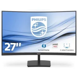 Philips monitor curvo gaming 271e1sca , adaptive sync 75 hz, va led 27``, 1920 x 1080 fhd, 4 ms, hdmi, vga, casse integrate, flicker free, low blue light, vesa, nero