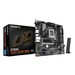 GIGABYTE B760M DS3H WIFI6E GEN5 Scheda Madre – Supporta processori Intel Core di