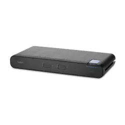 Belkin universal 2nd gen secure switch per keyboard-video-mouse (kvm) montaggio rack nero