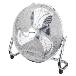 Termozeta ventilatore alta velocita` in metallo pale da 40 cm 90w finitura cromata