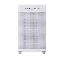 Asus prime ap201 case mini tower micro atx mini-itx pannelli in mesh 1xusb-c 3.2 2xusb-a 3.2 1xventola 120 mm white