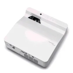 Optoma zw410ust videoproiettore laser wxga dlp duracore ottica ultra corta contrasto 300.000 :1 full 3d speaker integrato comandi lan crestron, extron, amx, pj-link e telnet 4.000 lumen bianco