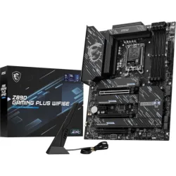 Mb msi z890 gaming plus wifi6e lga1851 4xddr5-9200o.c. 1xhdmi 1xdp 1xpcie5.0x16 4xm.2 4xsata wifi bt usb 5glan atx