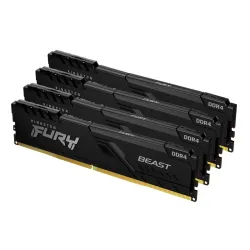 Kingston technology fury 128gb 3600mt/s ddr4 cl18 dimm (kit da 4) beast black