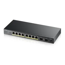 Zyxel gs1100-10hp switch non gestito 8 x 10/100/1000 (poe+) + 2 x gigabit sfp- poe+ (130 w)