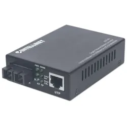 Intellinet 507349 convertitore multimediale di rete 1000 mbit/s 1310 nm modalità singola nero
