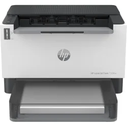 Hp laserjet tank 1504w stampante laser b/n a4wi-fi dual band 150 fogli usb lan 600x600 dpi 22ppm nero bianco