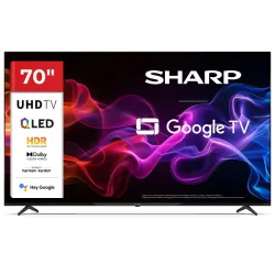 Sharp 70 UHD 4K QDOT GOOGLE TV FRAMELESS 5905683274395