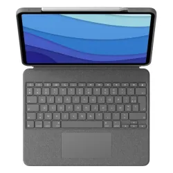 Logitech combo touch - tastatur und foliohuelle - mit trackp