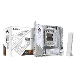 Gigabyte x870i aorus pro ice scheda madre - supporta cpu amd ryzen serie 9000, vrm a 8+2+1 fasi, fino a 8400 mhz ddr5 (oc)