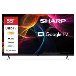 Sharp 55 UHD 4K FRAMELESS SMART GOOGLE TV 5905683272889