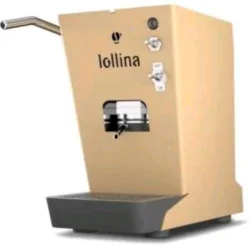 LollocaffÈ lollina macchina da caffÈ a cialde 44 mm 900w serbatoio in vetro da 0.70 lt con 40 cialde in omaggio crema