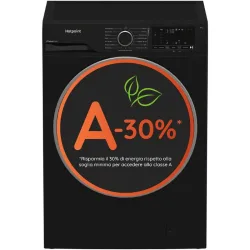 Hotpoint Lavatrice 10kg Inver/vap A-30% 1400giri Black Hb 103b Care It 5054645728954