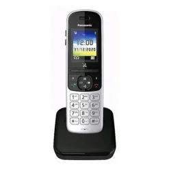 Panasonic kx-tgh710jts cordless singolo display a colori vivavoce resistente agli urti eco mode plus silver nero
