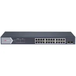 Hikvision ds-3e0526p-e/m - switch 24pt gigabit poe + 2pt gigabit sfp uplink