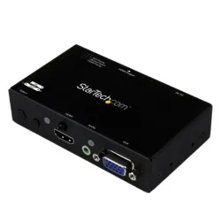 Startech.com switch commutatore 2x1 hdmi + vga a hdmi - switch convertitore hdmi / vga a hdmi con commutazione prioritaria