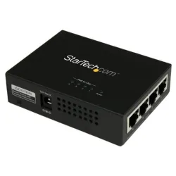 Startech.com iniettore midspan gigabit power over ethernet (poe) a 4 porte - 802.3at/af