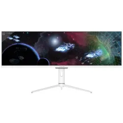Lc-power lc-m44-dfhd-120 monitor pc 111,2 cm (43.8\) 3840 x 1080 pixel double full hd bianco