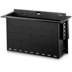 Startech.com box4module organizer per cavi scrivania scatola portacavi nero 1 pz