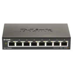 D-link dgs-1100-08v2 switch 8 porte gigabit 10/100/1000 nero