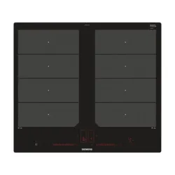Siemens ex601lxc1e piano cottura nero da incasso piano cottura a induzione 4 fornello(i)