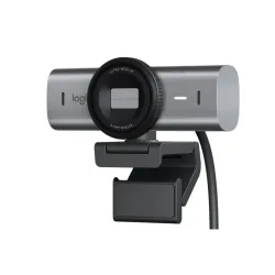 Logitech mx brio 705 webcam for business 4k con correzione automatica della luminosita` ultra hd inquadratura automatica show mode usb-c compatibile con microsoft teams zoom google meet grafite