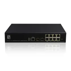 Levelone gep-1061 switch di rete gestito l2 gigabit ethernet (10/100/1000) supporto power over ethernet (poe) nero