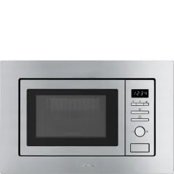 Smeg Forno Microonde Incasso 19lt 1000w Grill 60cm Inox Satin. Fmi017x 8017709229450