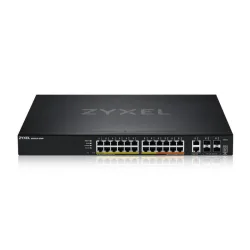 Zyxel xgs2220-30hp switch poe a 24 porte gbe l3 access con 6 uplink 10g 400w