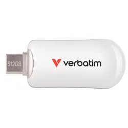 Verbatim 30231 unità flash usb 512 gb usb tipo-c 3.2 gen 1 (3.1 gen 1) bianco