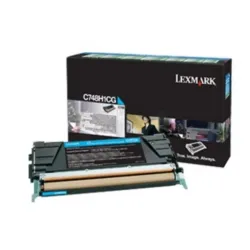 Lexmark c748h3cg cartuccia toner 1 pz originale ciano